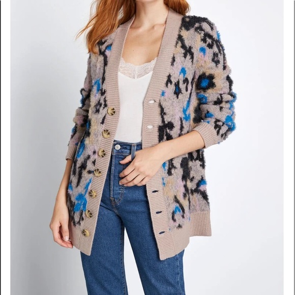 Modcloth A Fuzzy Feeling Oversized Cardigan - Picture 10 of 16